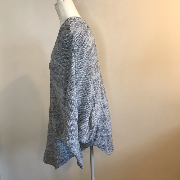 LOFT Lounge Chunky Knit Sweater Oversized Blue - Picture 3 of 6